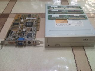 grafica, ram, lector cd y cable ide