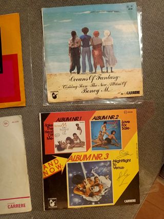 lote 6 singles BONEY M