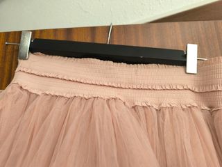 Falda tul rosa. Llamativa.