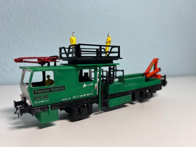 Maqueta Vagoneta Plasser DIC40 ADIF