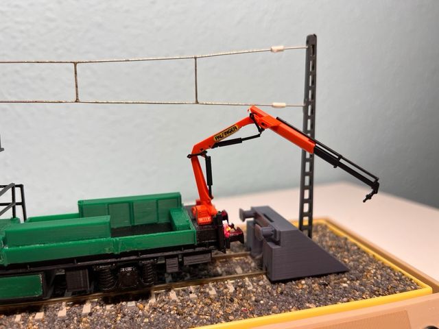 Maqueta Vagoneta Plasser DIC40 ADIF