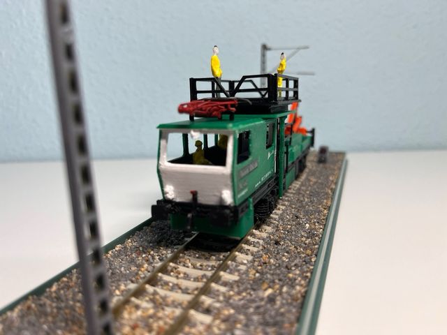 Maqueta Vagoneta Plasser DIC40 ADIF