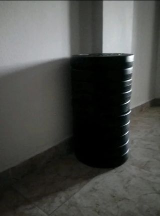 Discos pesas barra
