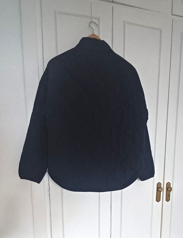 Parka Acolchada Azul Marino Talla M