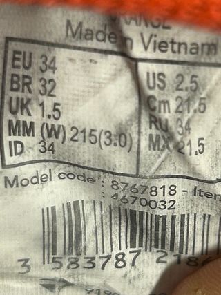 Zapatillas futbol Kipsta 34