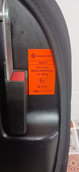 Asiento elevador coche con Isofix