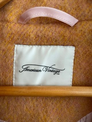 Abrigo largo american vintage