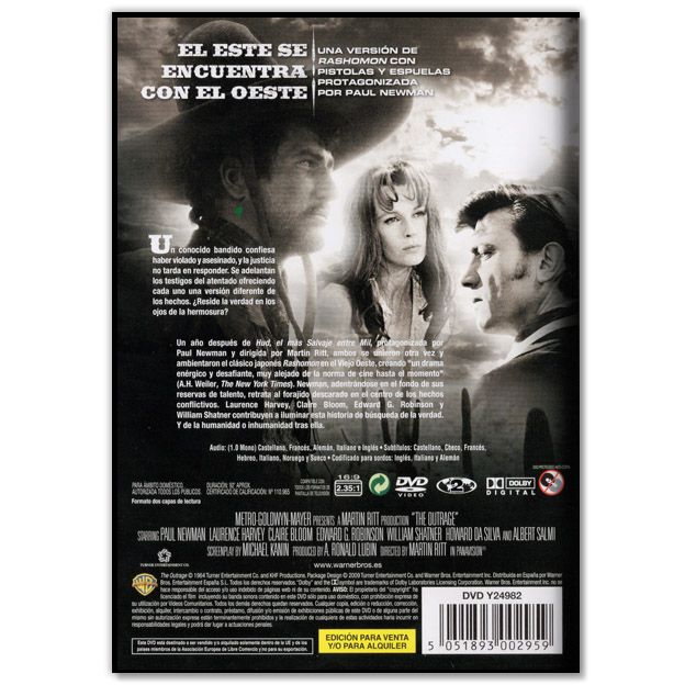 QUATRO CONFISSÕES (Western, Paul Newman)