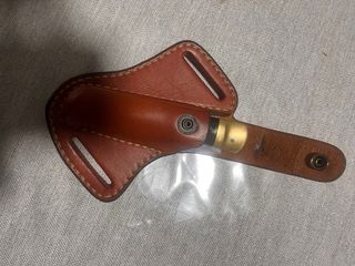 Navaja casador automatico con funda piel