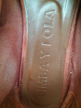 Bailarinas color teja