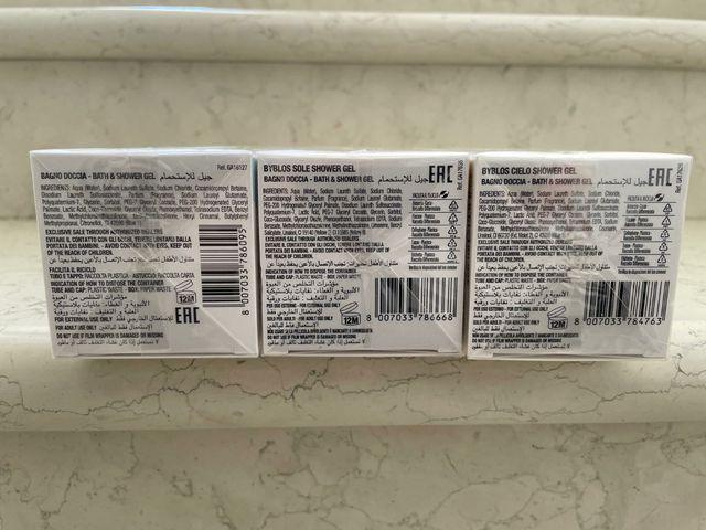 Set bagno doccia Byblos 