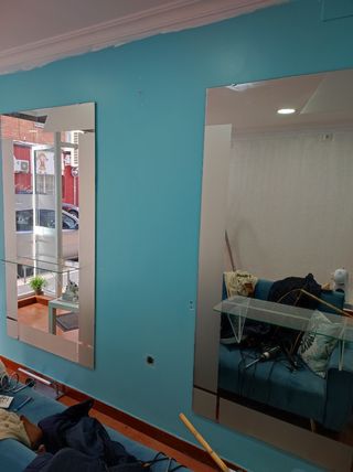 Espejos peluquería estética complementos