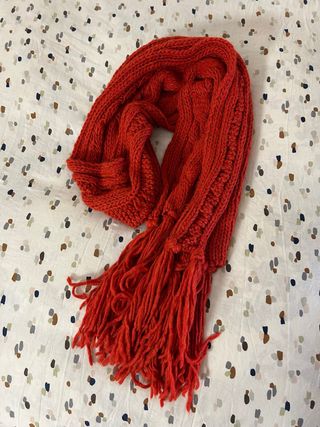 Sciarpa grande rossa