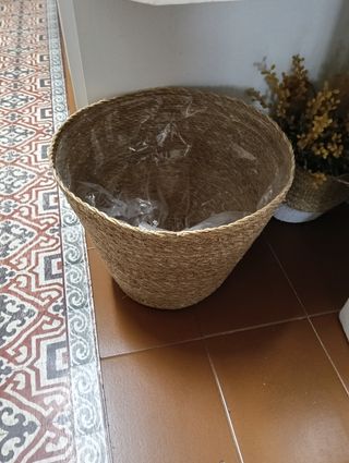 Macetero cesto 35x30,para árbol navidad etc