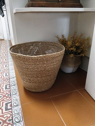 Macetero cesto 35x30,para árbol navidad etc