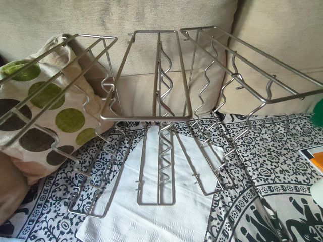 botellero apilable de metal