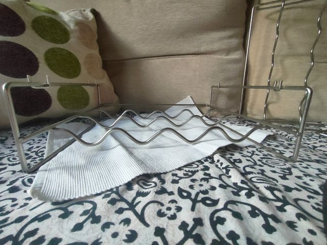 botellero apilable de metal