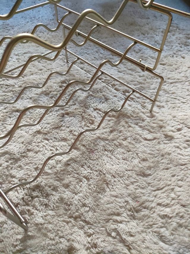 botellero apilable de metal