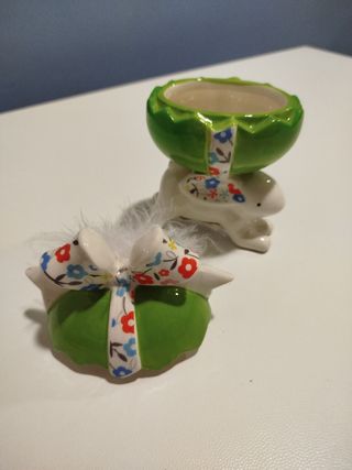 Coniglio pasquale con uovo