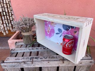 Antiguo cajón madera