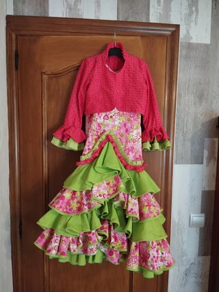 Traje de flamenca para niña 
