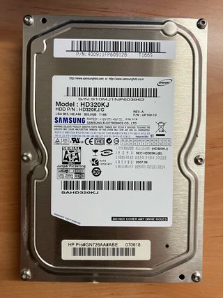 Disco duro HDD Samsung 320GB