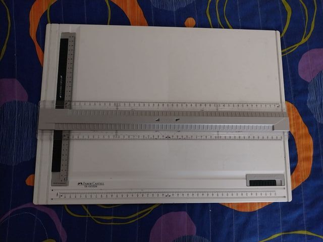 Placa de dibujo DIN A3 con paralex. FaberCastell