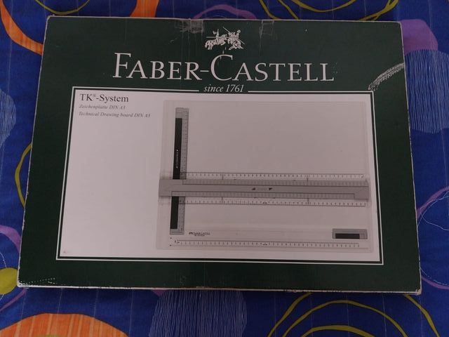 Placa de dibujo DIN A3 con paralex. FaberCastell