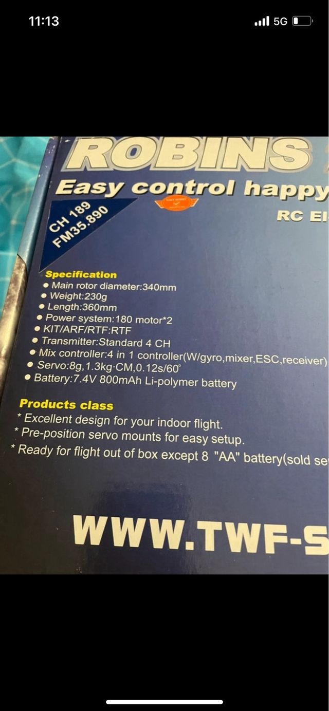 Elicottero radiocomandato