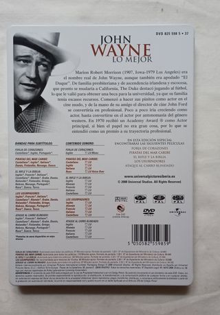 John Wayne. Lote cine del Oeste DVD