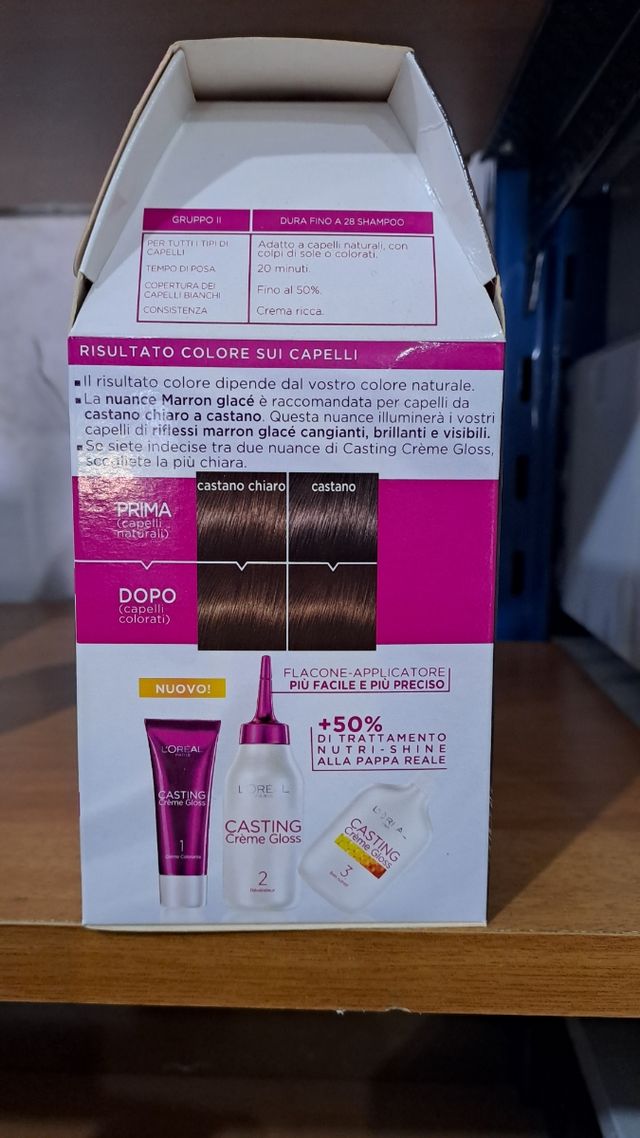Tinta l'oreal casting marron glacè 415