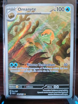 Carta Pokemon Omanyte MEW 180/165