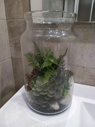 Invernadero plantas artificiales 