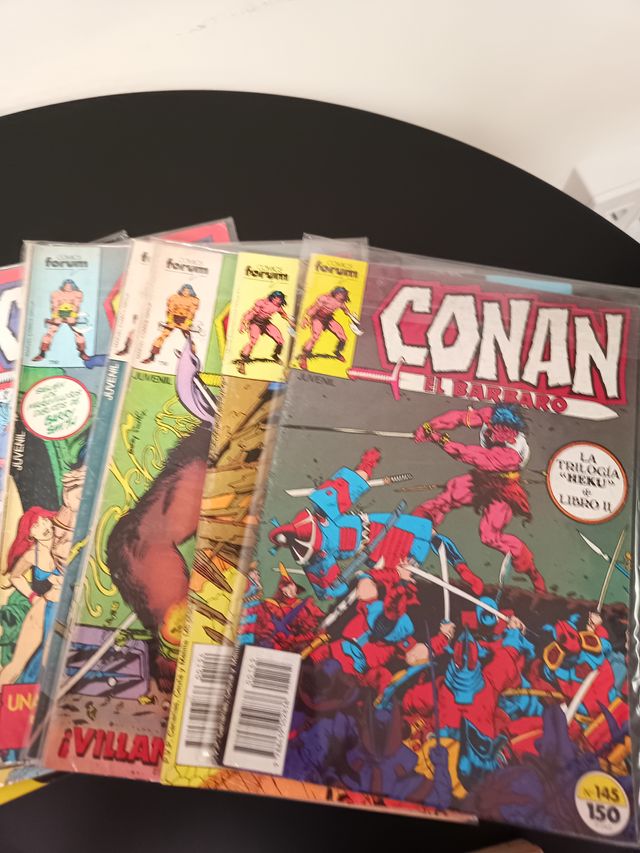 Lote cómics Conan el Barbaro, sueltos y retapados.