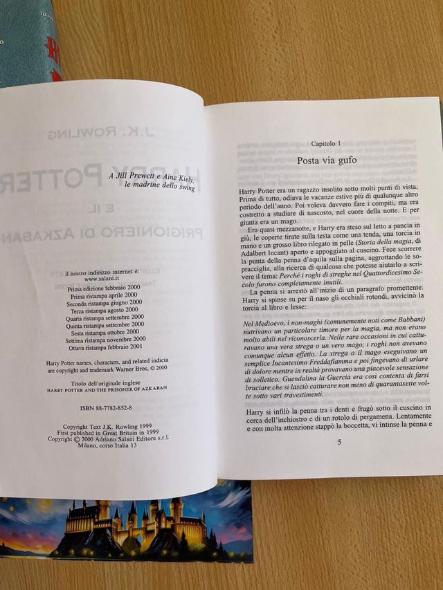 Harry Potter camera segreti prigioniero azkaban