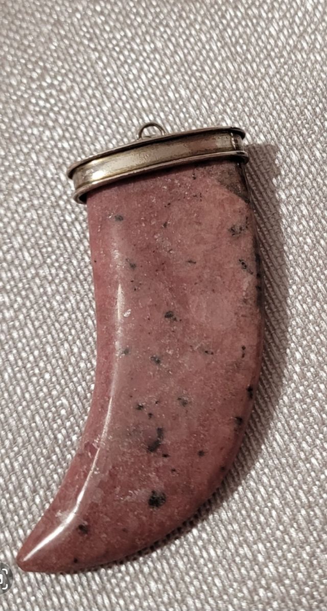 Colgante cuerno plata