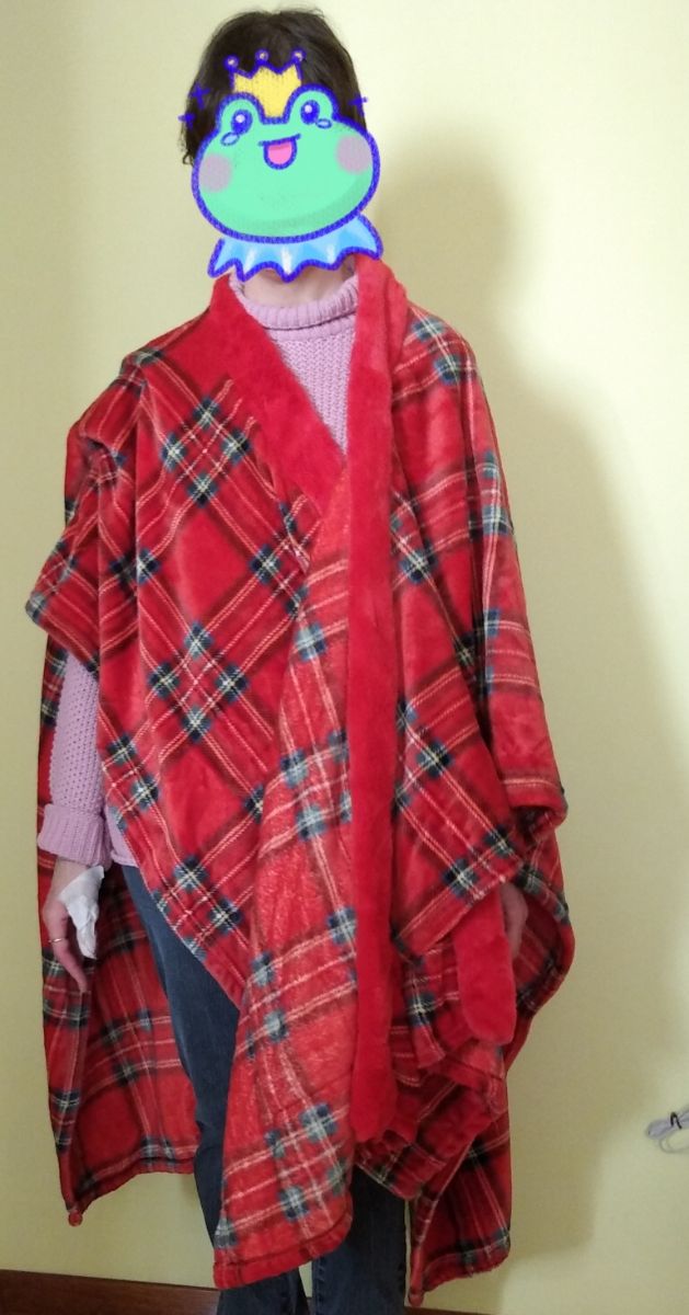 Mantella scozzese da casa