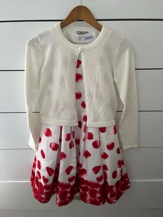 Vestido ideal comunión rojo