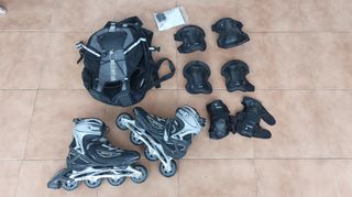 Equipo de patines en linea n° 42 con abec5 85 mm