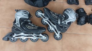 Equipo de patines en linea n° 42 con abec5 85 mm