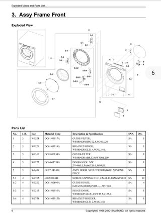 OJO AVERIA! Lavadora secadora Samsung WD0804W8E