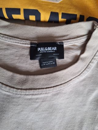 Lote camisetas Pull and bear M