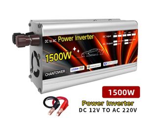 Transformador Inversor de Corriente 12/220V 1500w