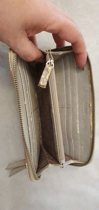 TOUS CARTERA TARJETERA, MONEDERO.