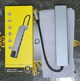 Usb C, 8 en 1 tipo c estación de acoplamiento 