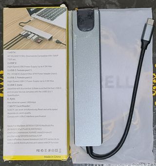 Usb C, 8 en 1 tipo c estación de acoplamiento 