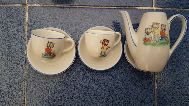 Set tazzine ceramica gioco