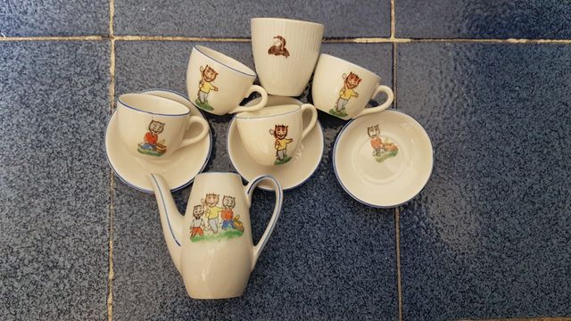 Set tazzine ceramica gioco