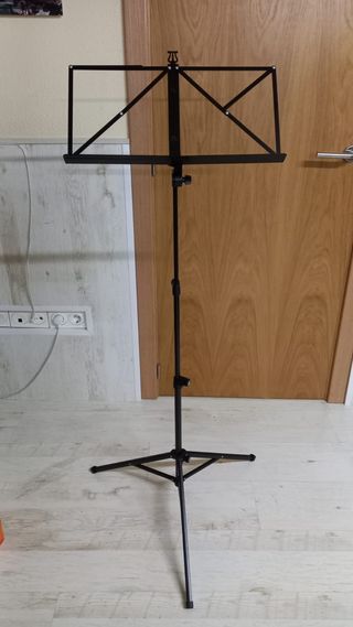 Music stand KM black. Atril KM negro 