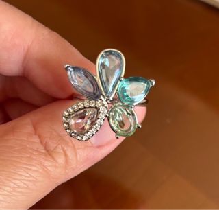Anillo Swarovski Sunny Flor Multicolor 
